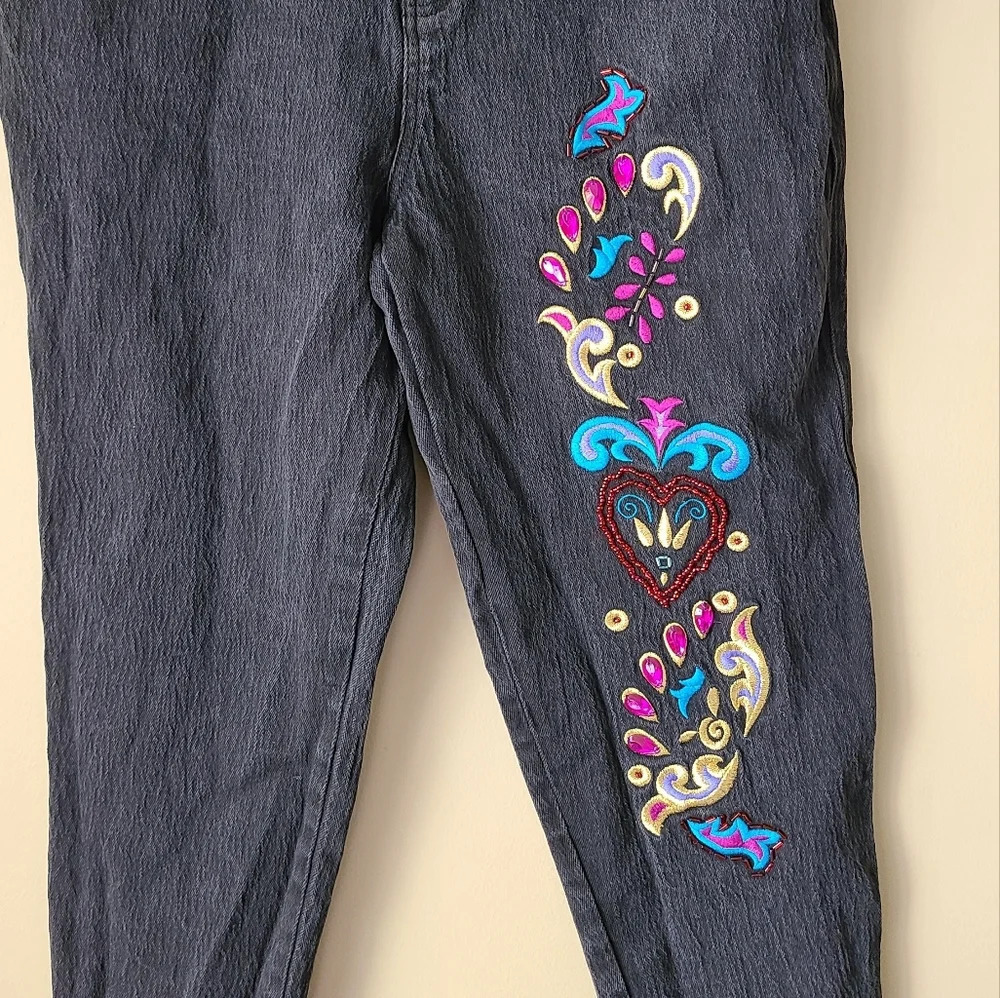 Vintage Y2K Stefano international high rise black jeans women's size 31 waist - Picture 2 of 13